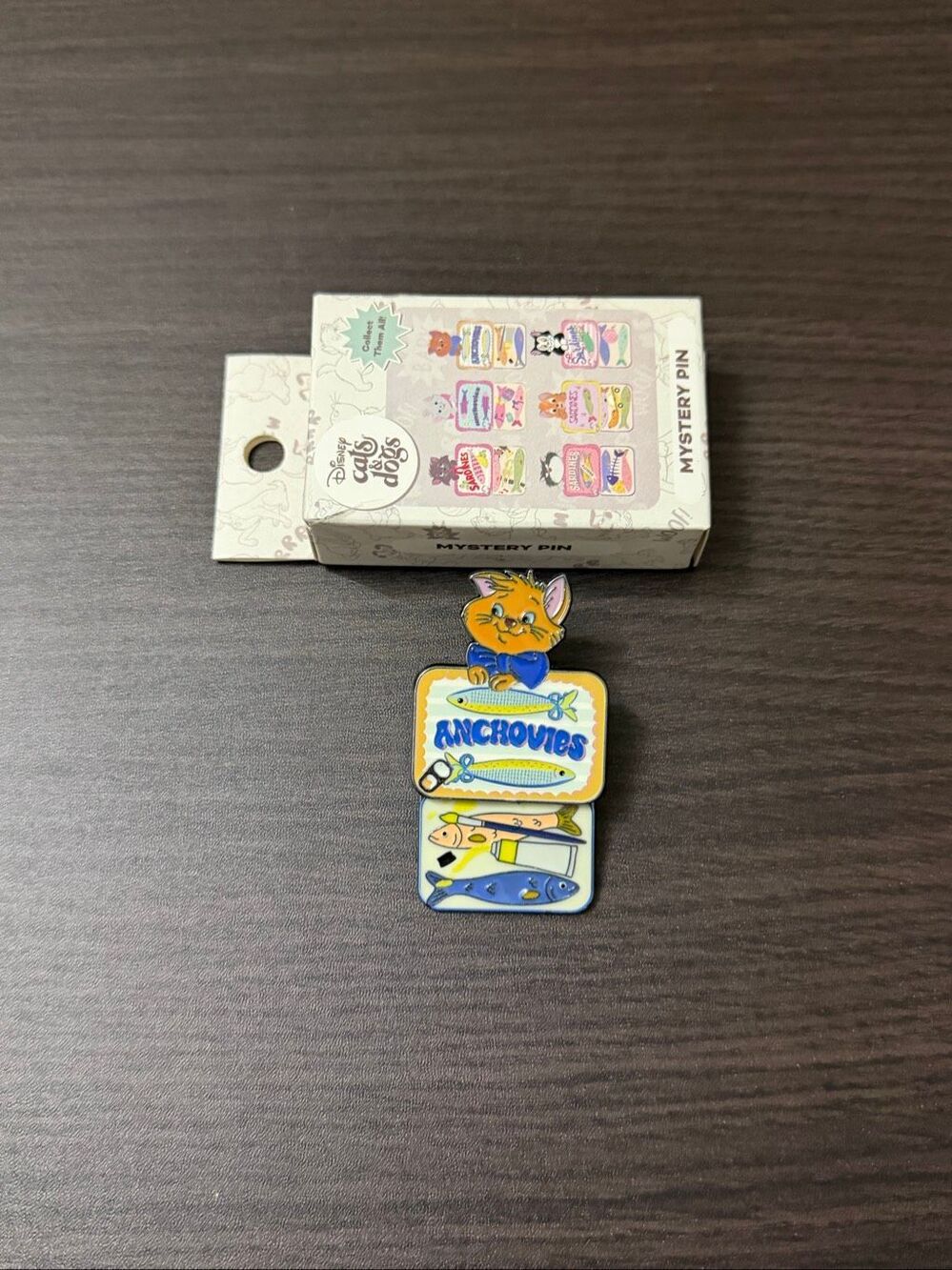 Disney Cats Sardine Blind Box Enamel Pin - Toulouse